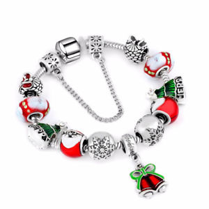 【送料無料】ブレスレット アクセサリ— ブレスレットクリスマスシルバースターリングgift women lover bracelet christm...
