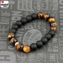hokushin㤨̵֡ۥ֥쥹åȡ?ۥåץȡ֥쥹åkdb036mens hip hop tigers eye stone gems beads elastic stretch wrist bracelet kdb036פβǤʤ16,980ߤˤʤޤ