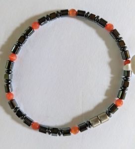 yzuXbg@ANZT?@w}^CgfB[XbhIWNX^r[YuXbgmagnetic hematite healing womens redorange crystal bead bracelet 8