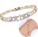 【送料無料】ブレスレット アクセサリ- スワロフスキークリスタルブレスレットclassy chic women charms swarovski crystal gold filled bracelet for women