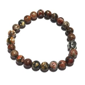 【送料無料】ブレスレット　アクセサリ—　ブッダビーズmenamp;womensブレスレットnatural gemstone agate beads buddha head beaded menamp;womens handmade bracelet