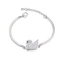 【送料無料】ブレスレット　アクセサリ—　ブレスレットジョンソンホワイトビーズフラワーボールクリスタルクリアswan bracelet exquisite betsey johnson white bead flower ball us clear crystal