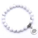 【送料無料】ブレスレット アクセサリ- ビーズブレスレットnatural stone lotus buddha beads bracelet