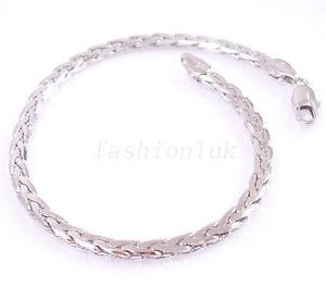 【送料無料】ブレスレット アクセサリ— 1ukホワイトゴールドヘビチェーンfashion 1uk white gold plated snake chain bracelet 【送料無料】ブレスレット アクセサリ— 1ukホワイトゴールドヘビチェーンfashion 1uk white gold plated snake chain bracelet