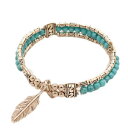 【送料無料】ブレスレット アクセサリ- ブレスレットアルジェントas fr34193 bracelet bijoux argent plume tibetain pour les femmes en alliage de