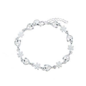 【送料無料】ブレスレット　アクセサリ—　レベルアルジェントプラークブレスレットas fr38286 les belles femmes noble cur belle chaine en argent plaque bracelets