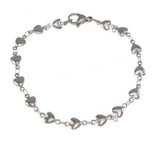【送料無料】ブレスレット　アクセサリ—　ブレスレットレアムールas fr37260 bracelets pour les femmes en acier inoxydable coeur chaine amour met