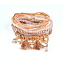 【送料無料】ブレスレット　アクセサリ—　トップタッセルビーズブレスレットfunique top bohemian star charm beads bracelets for women ethnic boho tassel