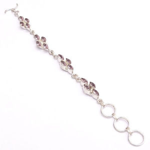 【送料無料】ブレスレット アクセサリ— クリスマスプレゼントブレスレットkunzite gemstone silver plated christm...