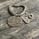 【送料無料】ブレスレット アクセサリ— パーソナライズハートキーチェーンpersonalized big heart to teach little minds keychain