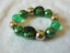 ̵ۥ֥쥹åȡꡡȥå֥쥹åȥ꡼󥹥ѥ󥳡르ɥȡץ饹åӡbeautiful stretch bracelet green sequin gold tone plastic beads 34x 2 acr uns