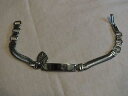 【送料無料】ブレスレット アクセサリ— リンクブレスレットシルバートーンブランクbeautiful link bracelet silver tone blank id dangling heart 7 12 by 38 cute(4)