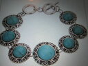 yzuXbg@ANZT?@royal bali round turquoise inlay bracelet toggle closertBbc6 to 7 12C`royal bali round turquoise inlay bracelet toggle cl