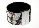 【送料無料】ブレスレット アクセサリ— ラインストーンab 17×3,5cmfancy bracelet rhinestones abdominant magnet clasp 17 x 3,5 cm(4)
