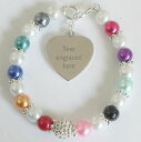 【送料無料】ブレスレット アクセサリ— ブレスレットチャリティengraved personalised all cancers awareness bracelet charity fundraising gift(4)