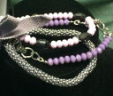 【送料無料】ブレスレット　アクセサリ—　パープルシルバービーズファッションブレスレットストレッチ listingvera wang nwt purple silver tone beaded stretch fashion bracelets set