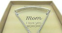 【送料無料】ブレスレット アクセサリ- ブレスレットステンレススチールbracelet stainless steel mom i love you xoxo