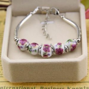 【送料無料】ブレスレット アクセサリ— セラミックビーズブレスレットファッションビーズブレスレットクリスマスceramic beads bracel...