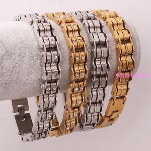 【送料無料】ブレスレット アクセサリ— 415mm316ポンドステンレスチェーンブレスレット4 chooses heavy 15mm 316l stainless steel mens braided chain bracelet best gift