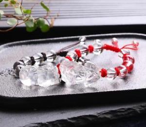 【送料無料】ブレスレット　アクセサリ—　ファッションホワイトクリスタルブレスレットfashion white crystal pi xiu lovers fortune running bracelets