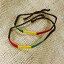 ̵ۥ֥쥹åȡꡡͥ쥲ڡålot of 2 rasta amicizia bracciale da polso negril reggae hobo pace festival rgy