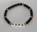【送料無料】ブレスレット アクセサリ- ブレスレットリクエストブレスレット*オレンジ*ニューbracelet beaded bracelet with request name personalised * orange * handmade