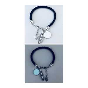 楽天hokushin【送料無料】ブレスレット　アクセサリ—　ブレスレットフェザーブレスレットphosphorescent bracelet feather woman, girl teen bracelet, gift idea, jewel