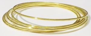 【送料無料】ブレスレット アクセサリ— レトロゴールドブレスレットロットbracelet lot of 6 retro rigid end metal gold coloured rodhier * a13