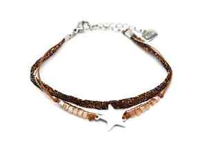 【送料無料】ブレスレット アクセサリ— bc2643fetobc2643fmultirow bracelet pearls and shiny fabric brown with charm eto 【送料無料】ブレスレット アクセサリ— bc2643fetobc2643fmultirow bracelet pearls and shiny fabric brown with charm eto