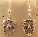 【送料無料】ブレスレット アクセサリ- シルバースターリングイヤリングシルバーコメディマスクイヤリング listingcomedy masks earrings in silver 925 sterling silver comedy of earrings