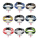 【送料無料】ブレスレット アクセサリ— コードparacordロープmix color rope braided emergency cord pa...