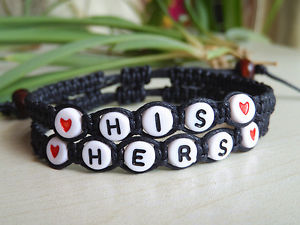 ̵ۥ֥쥹åȡ—åץ֥쥹åĥåȥ֥쥹åcouples bracelets set,his hers brac...