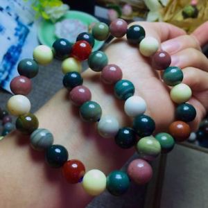 ̵ۥ֥쥹åȡ—륷9513mm֥쥹å9513mm natural alxa agate colorful rou...