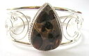 【送料無料】ブレスレット　アクセサリ—　ハンドメイドカフブレスレットhandmade 925 sterling silver gemstone cuff bracelet portela sizeable se 114