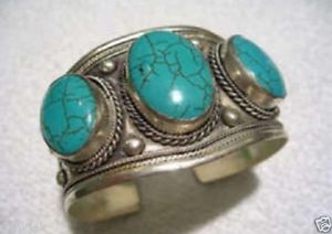 【送料無料】ブレスレット アクセサリ— チベットターコイズコーラルビーズカフブレスレットexquisite tibet silve turquoise coral beads cuff bracelet