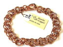 【送料無料】ブレスレット アクセサリ— ダブルラウンドリンクレディースブレスレット pure copper double round link la...