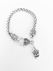 【送料無料】ブレスレット アクセサリ— ゴシックブレスレットデイsugar skull charm bracelet day of the dead...