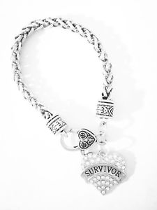 【送料無料】ブレスレット アクセサリ— サバイバーブレスレットファイターsurvivor charm bracelet cancer awarene...