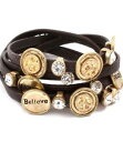 【送料無料】ブレスレット アクセサリ- ラップオーストリアクリスタルブレスレットteen love wrap women austrian crystal bracelet choose color