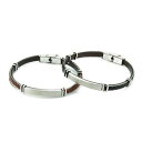【送料無料】ブレスレット アクセサリ— バイカーブレスレットステンレスプラークケーブルアクセントgenuine biker leather brac...
