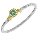 【送料無料】ブレスレット アクセサリ— ターコイズツイストケーブルブレスレットsilvertone turquoise white crystals...