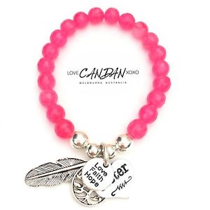 楽天hokushin【送料無料】ブレスレット　アクセサリ—　ツリーブレスレットlove hope faith sister bracelet with tree if life and angel feather charm rose