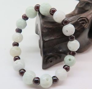 【送料無料】ブレスレット　アクセサリ—　ヒスイビーズブレスレット