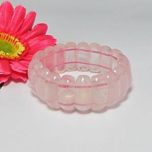 【送料無料】ブレスレット　アクセサリ—　ボーブレスレットローズbeau extensible bracelet en naturelle quartz rose