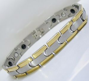 ̵ۥ֥쥹åȡ—ƥ쥹֥쥹åȥå󥵥륵ץstainless steel magnetic bracelet gold plated wrist chain circulation salsa gp