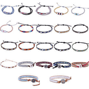 【送料無料】ブレスレット　アクセサリ—　ビーズチェーンレザーブレスレットハンドメイドブレスレットboho beads chain leather bracelets handmade adjustable friendship bracelets