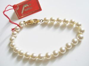 【送料無料】ブレスレット アクセサリ— ニューmajorcaplmallorcan bracelet beads majorca gold pl clasp mallorcan pearls bracelet