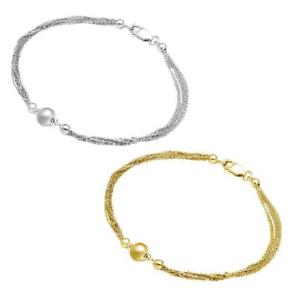 【送料無料】ブレスレット アクセサリ— スターリングシルバーマルチビーズブレスレットスタンドsterling silver multi stand beaded bracelet