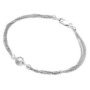 【送料無料】ブレスレット　アクセサリ—　スターリングシルバーマルチビーズブレスレットスタンドsterling silver multi stand beaded bracelet