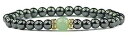 【送料無料】ブレスレット アクセサリ— ヘマタイトブレスレットhematite and green aventurine magnetic bracelet(4)